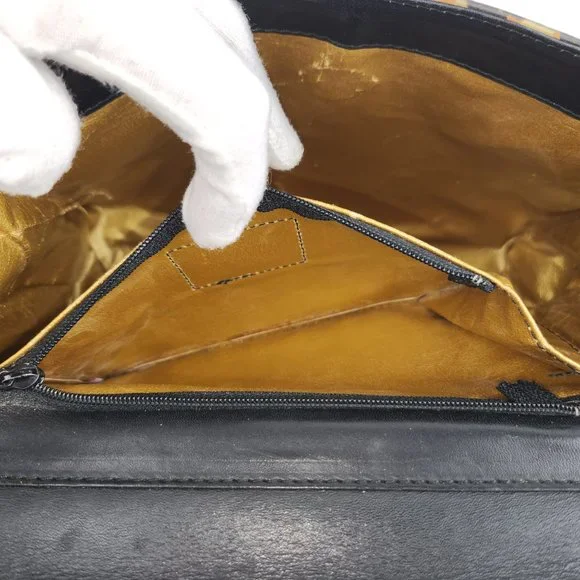 Versace Vintage Leopard Baroque Top Handle Bag - Picture 10 of 12